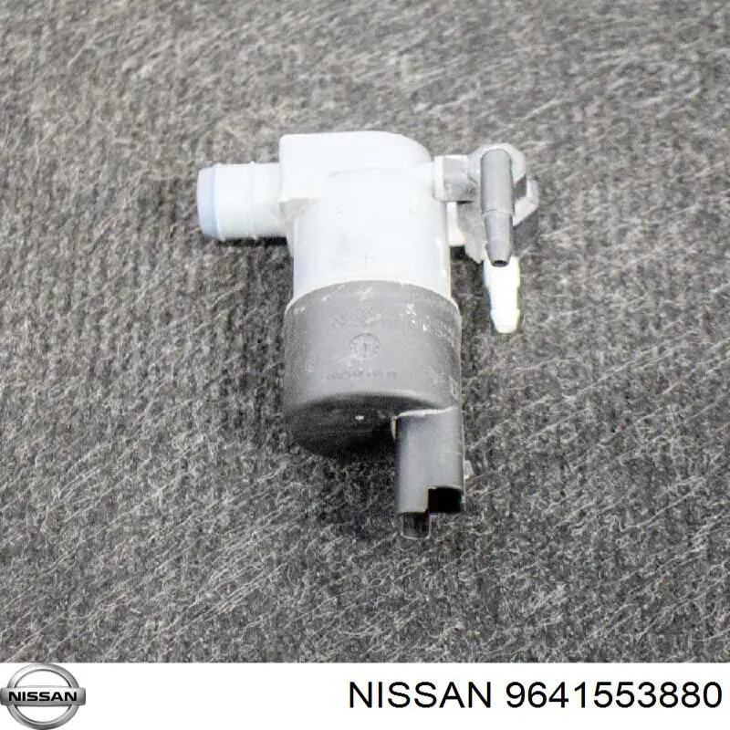 Comprar 9641553880 Nissan/Infiniti Bomba de agua limpiaparabrisas, delantera