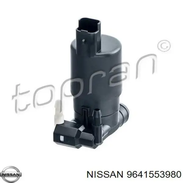 Bomba de agua limpiaparabrisas, delantera Nissan/Infiniti 9641553980 precio, desde 6,44 EUR