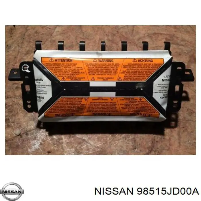 Airbag lateral del pasajero Nissan/Infiniti 98515JD00A precio, desde 84,22 EUR