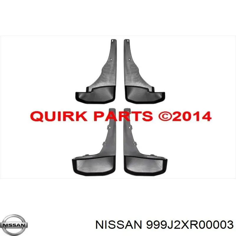 Comprar 999J2XR00003 Nissan/Infiniti Guardabarros delanteros