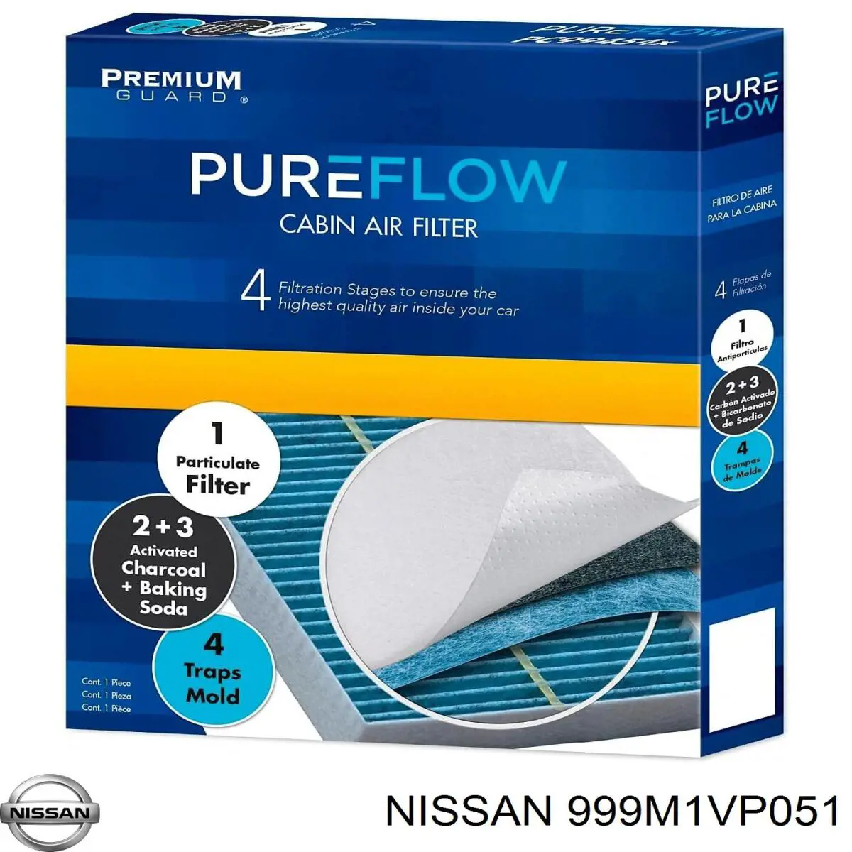 Filtro de polen Nissan/Infiniti 999M1VP051