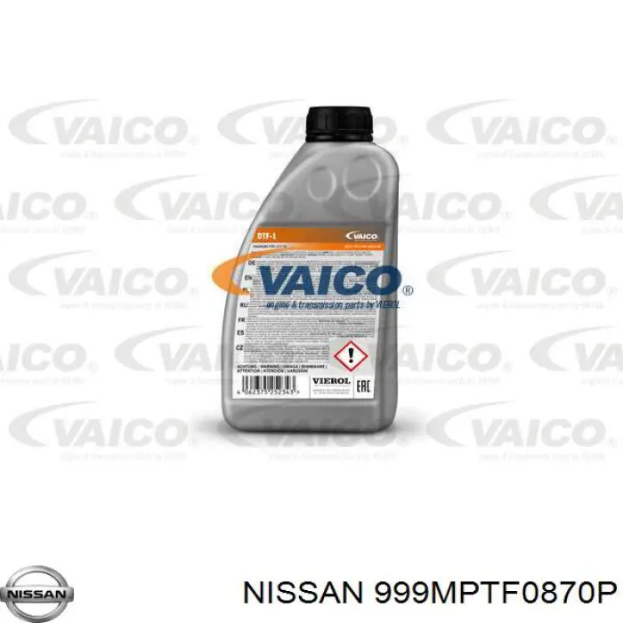 Nissan Transfer Fluid TF0870 Sintético 75W GL-4 0.946 L Aceite transmisión (999MPTF0870P)