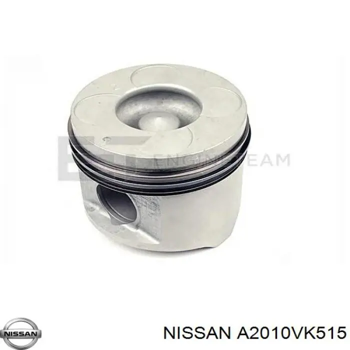 Pistón completo para 1 cilindro, STD para Nissan Pathfinder (R51M)