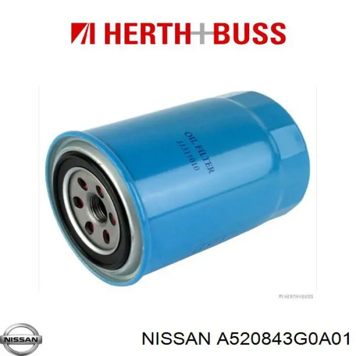 Filtro de aceite Nissan/Infiniti A520843G0A01 precio, desde 5,40 EUR