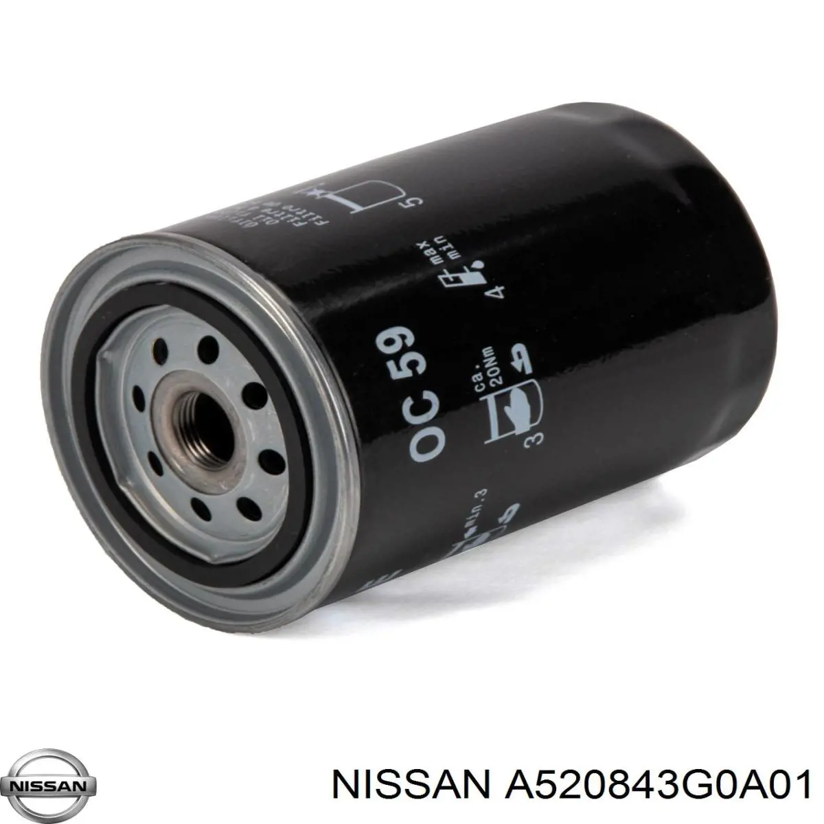 Filtro de aceite A520843G0A01 Nissan/Infiniti
