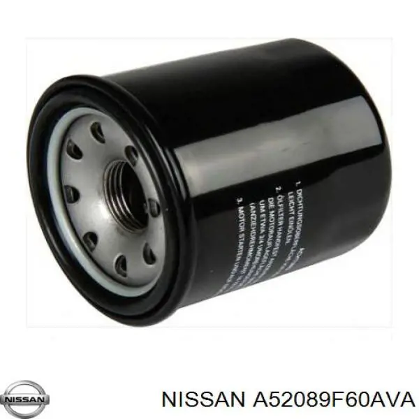 A52089F60AVA Nissan filtro de aceite