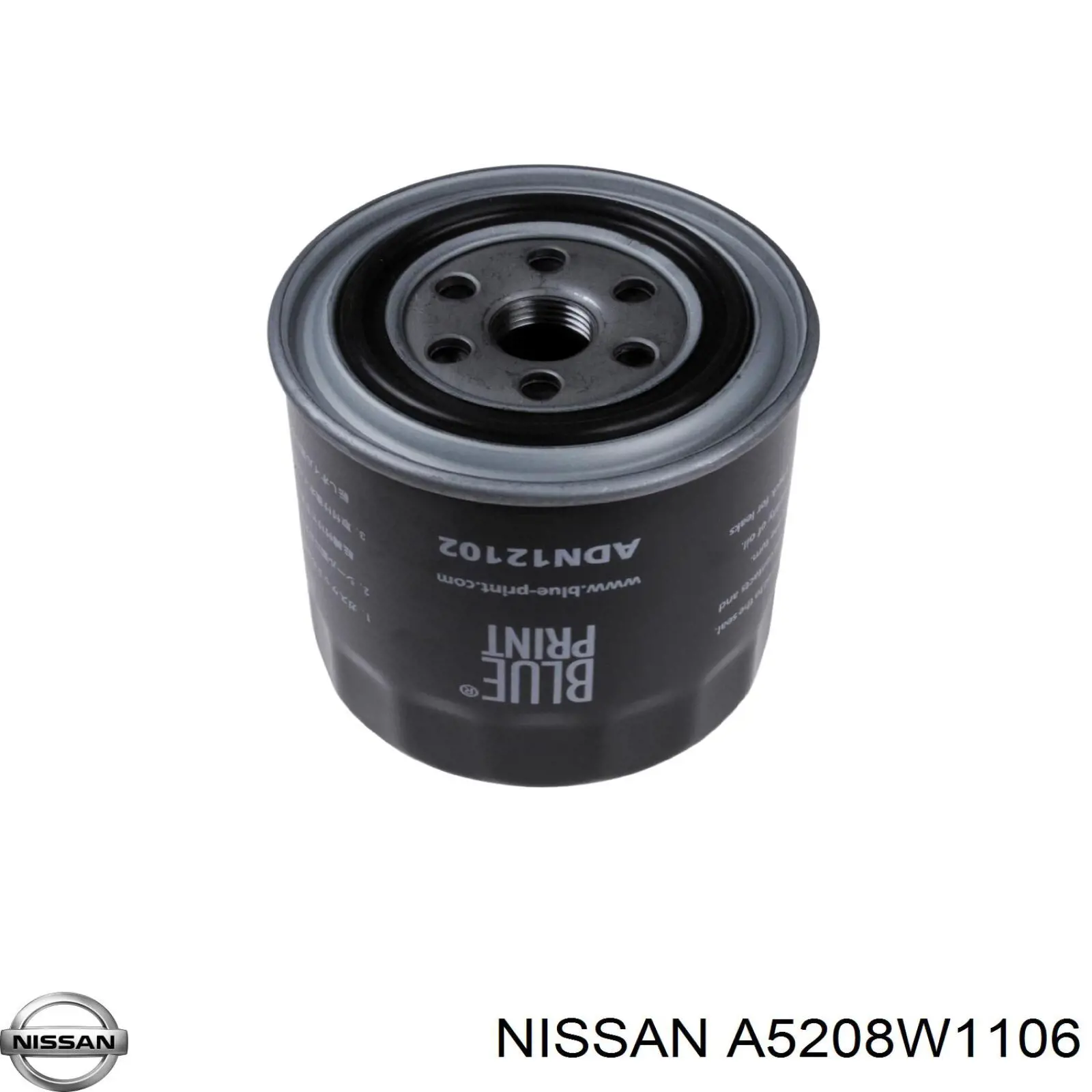 A5208W1106 Nissan filtro de aceite