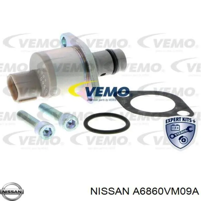 A6860VM09A Nissan válvula reguladora de presión common-rail-system