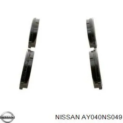 AY040NS049 Nissan pastillas de freno delanteras