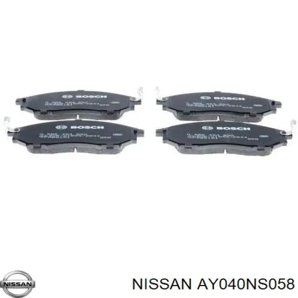 Pastillas de freno delanteras Nissan Navara D40M