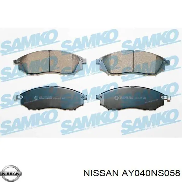 Pastillas de freno delanteras Nissan Navara D40M