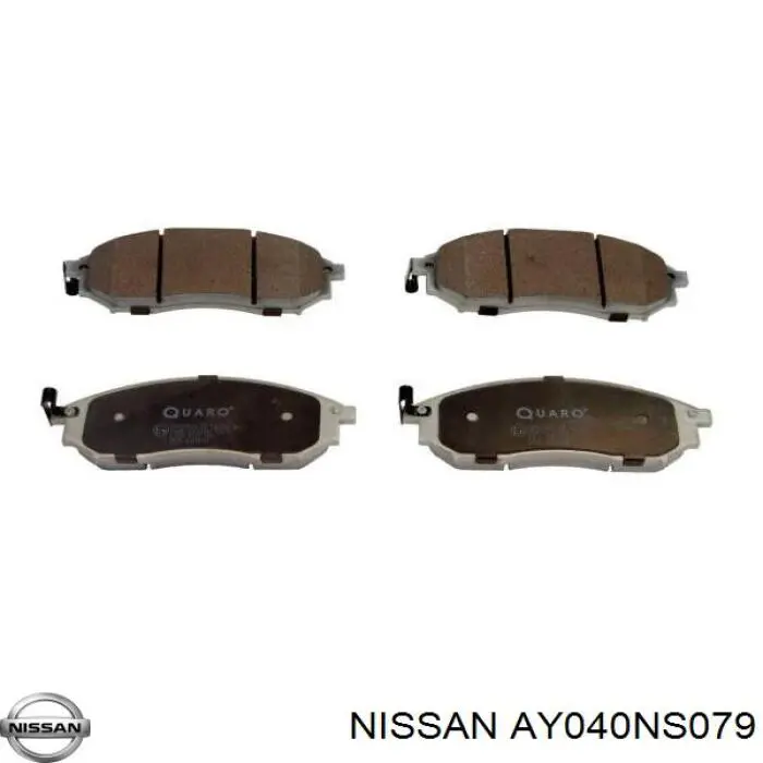 Pastillas de freno delanteras Nissan Navara D40M