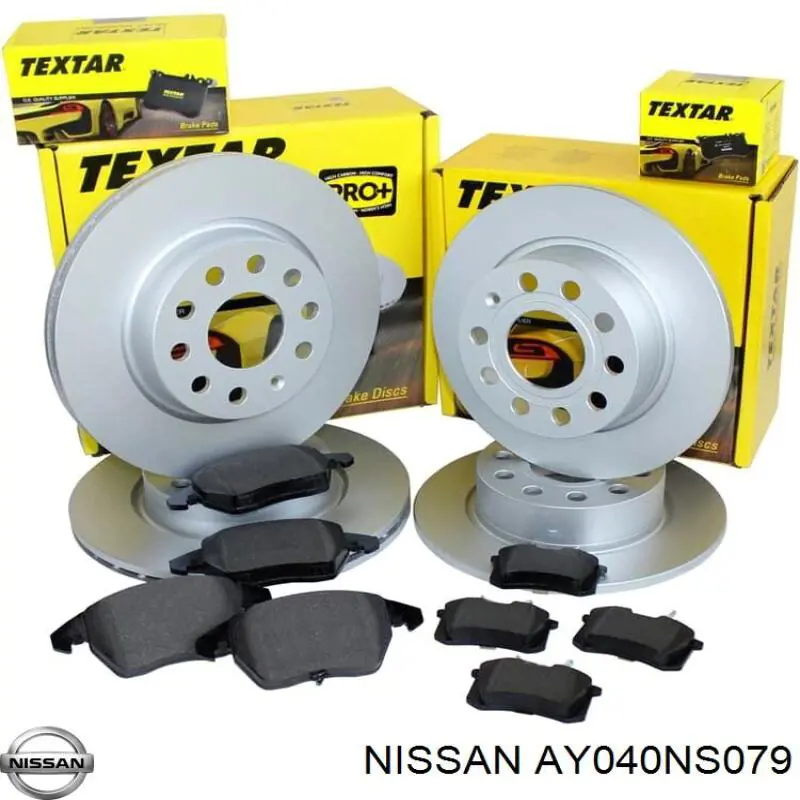 Pastillas de freno delanteras Nissan Navara D40M