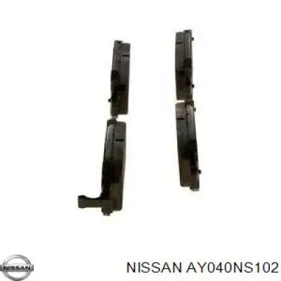 AY040NS102 Nissan pastillas de freno delanteras