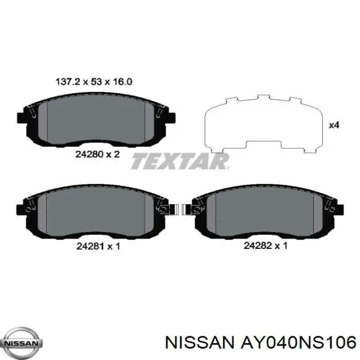 AY040NS106 Nissan