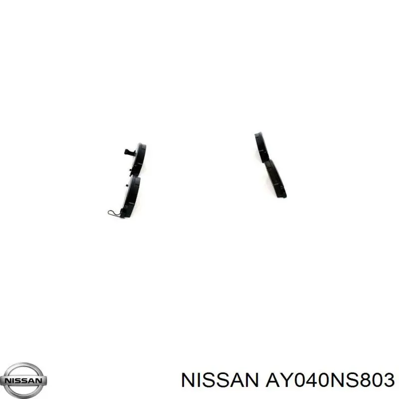 AY040NS803 Nissan pastillas de freno delanteras