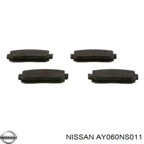 Pastillas traseras de freno Nissan/Infiniti AY060NS011 precio, desde 20,87 EUR