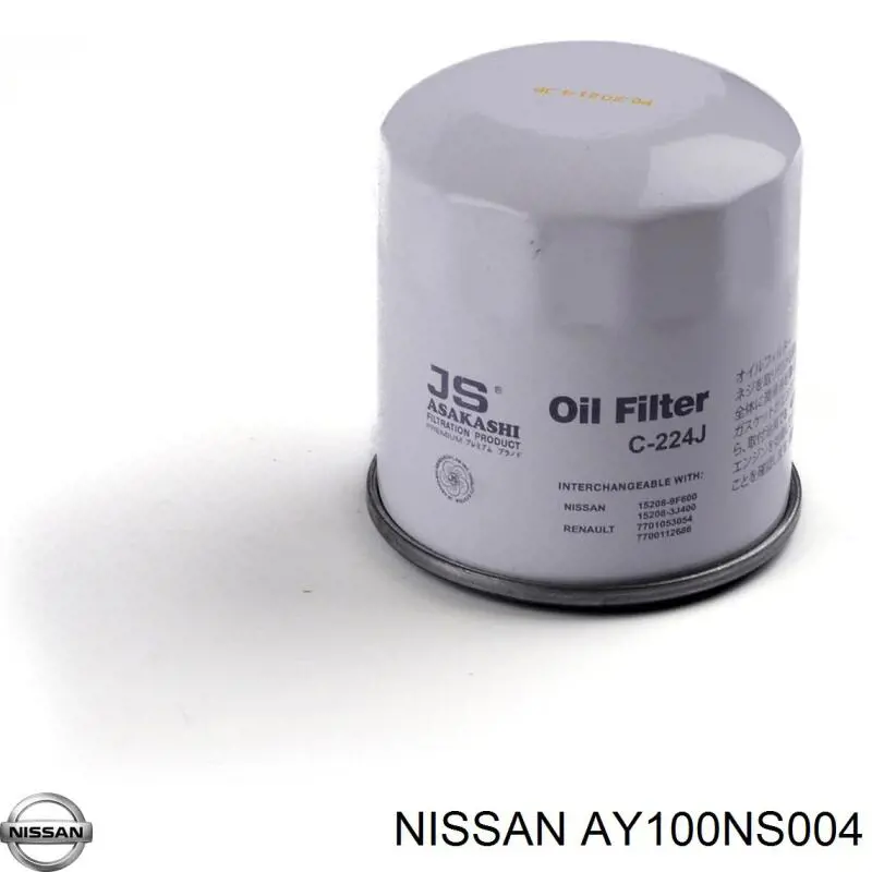 Filtro de aceite Nissan/Infiniti AY100NS004 precio, desde 6,33 EUR