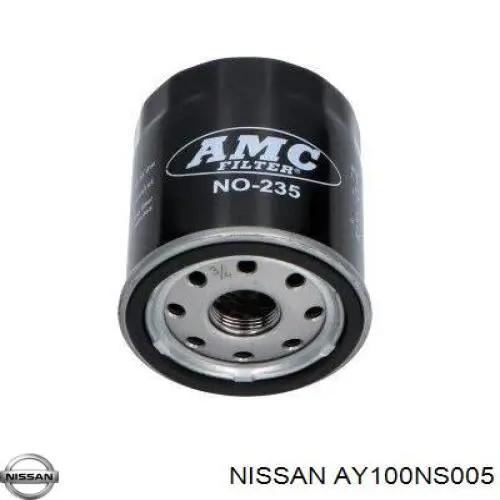 AY100NS005 Nissan filtro de aceite