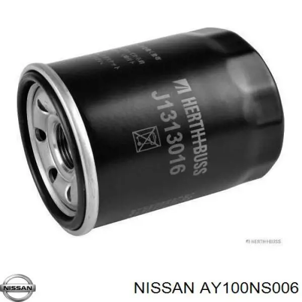 AY100NS006 Nissan filtro de aceite