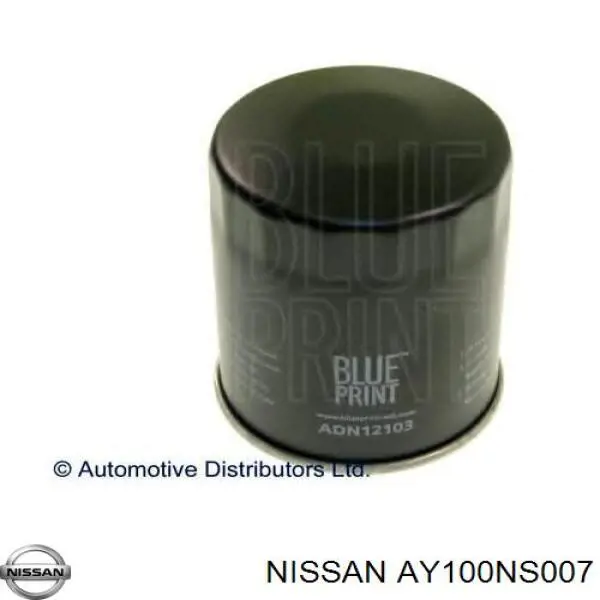 AY100NS007 Nissan filtro de aceite