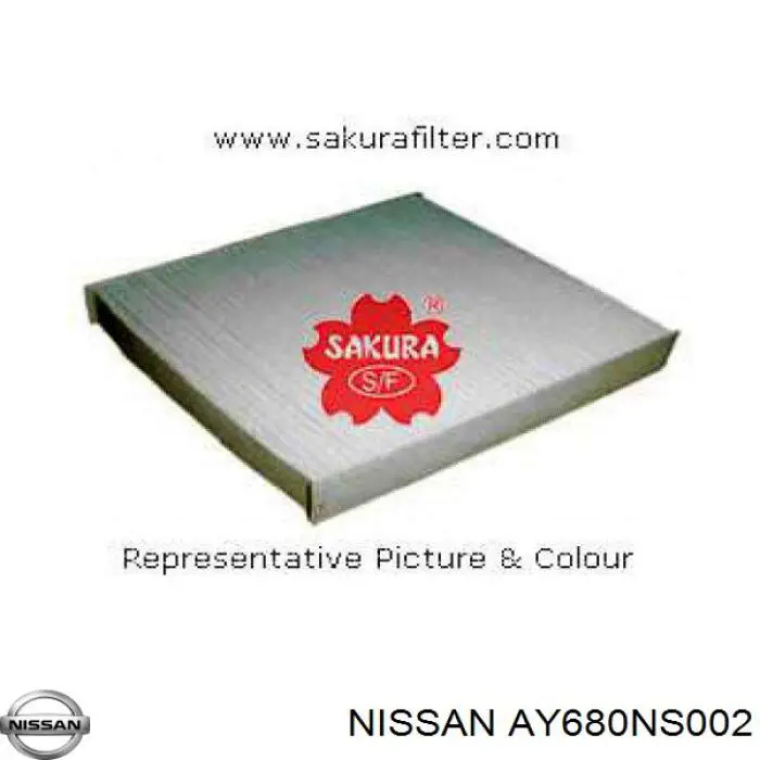 AY680NS002 Nissan filtro habitáculo