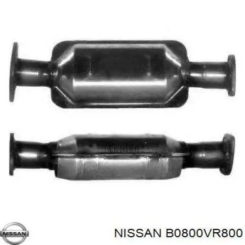 B0800VR800 Nissan catalizador