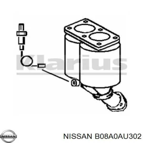 Comprar B08A0AU302 Nissan/Infiniti Catalizador