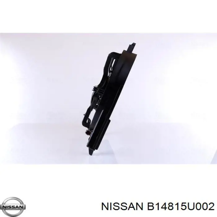 214815U000 Nissan difusor de radiador, ventilador de refrigeración, condensador del aire acondicionado, completo con motor y rodete