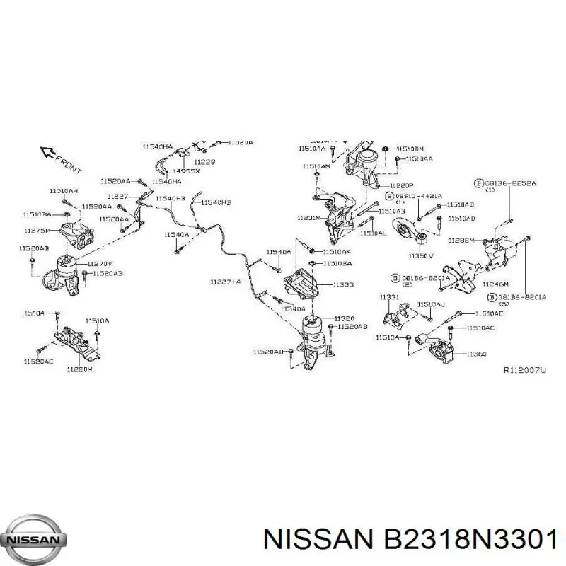 Comprar B2318N3301 Nissan/Infiniti 