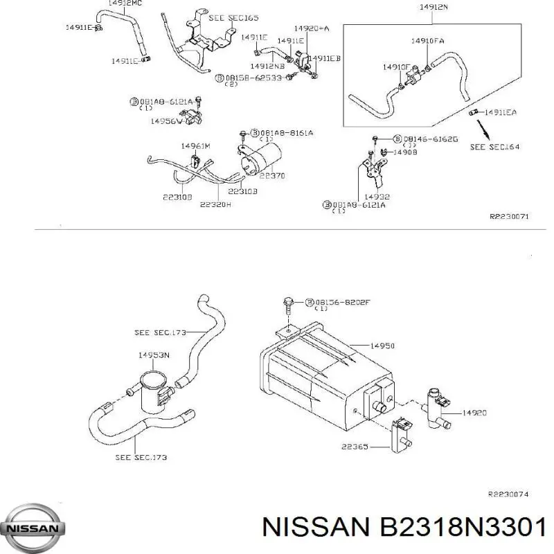 B2318N3301 Nissan/Infiniti 