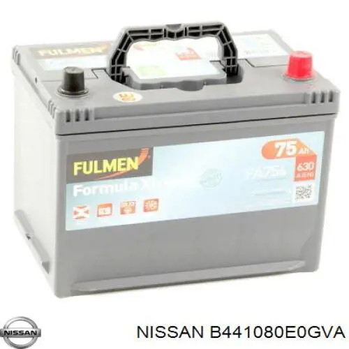 Batería de Arranque Nissan (B441080E0GVA)