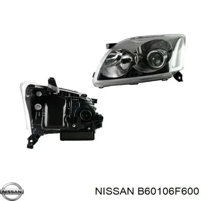 B60106F600 Nissan faro izquierdo