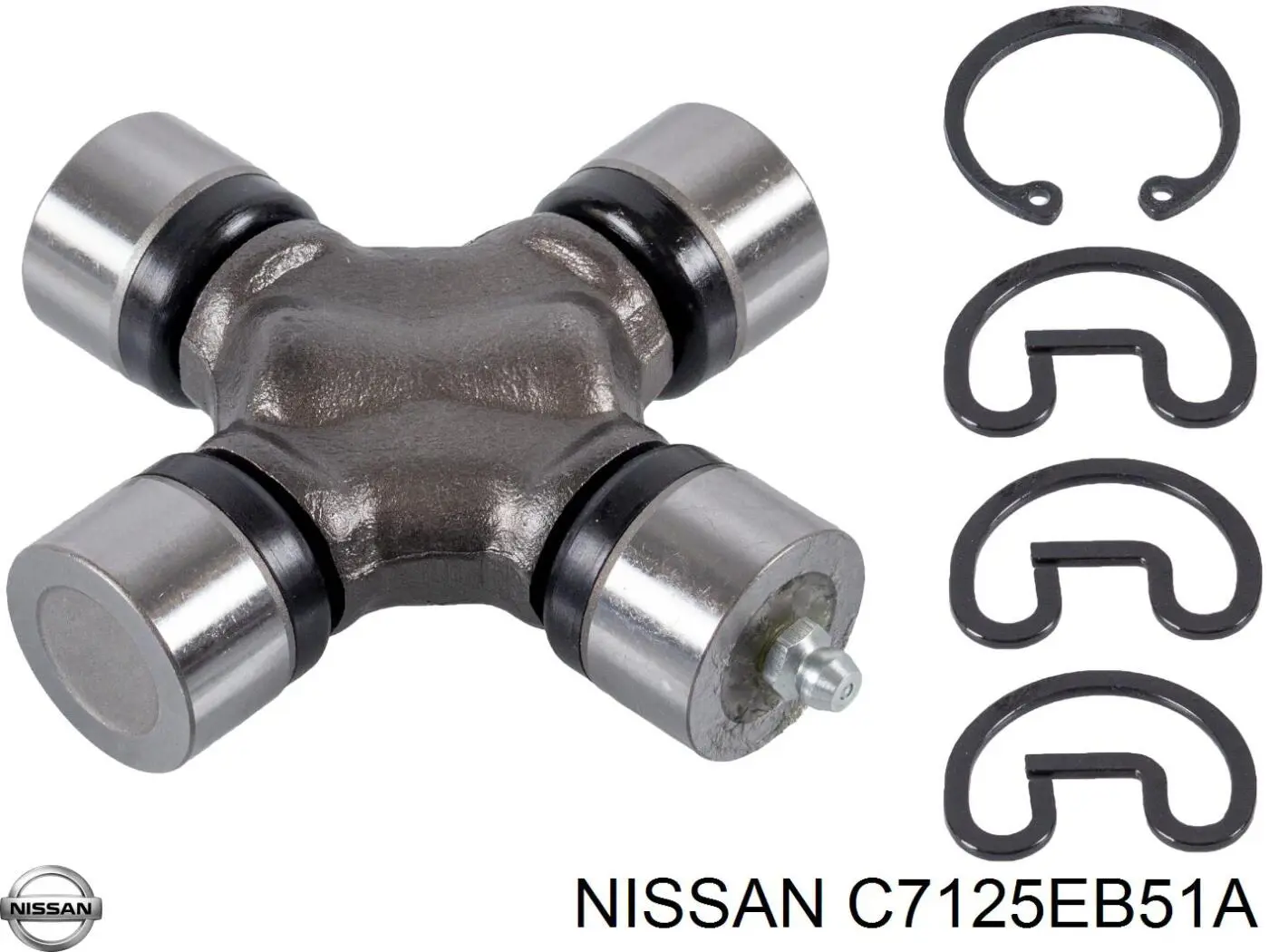 Cruceta del eje cardán trasero Nissan/Infiniti C7125EB51A precio, desde 20,16 EUR