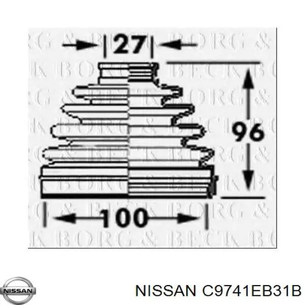 Fuelle, árbol de transmisión trasero interior para Nissan Pathfinder (R51M)