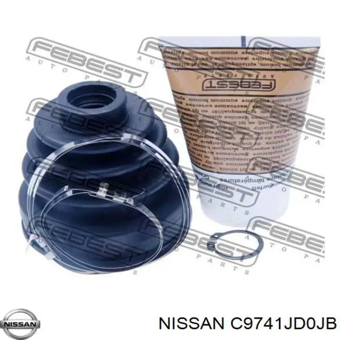 Fuelle, árbol de transmisión delantero interior izquierdo para Nissan Qashqai (J10)