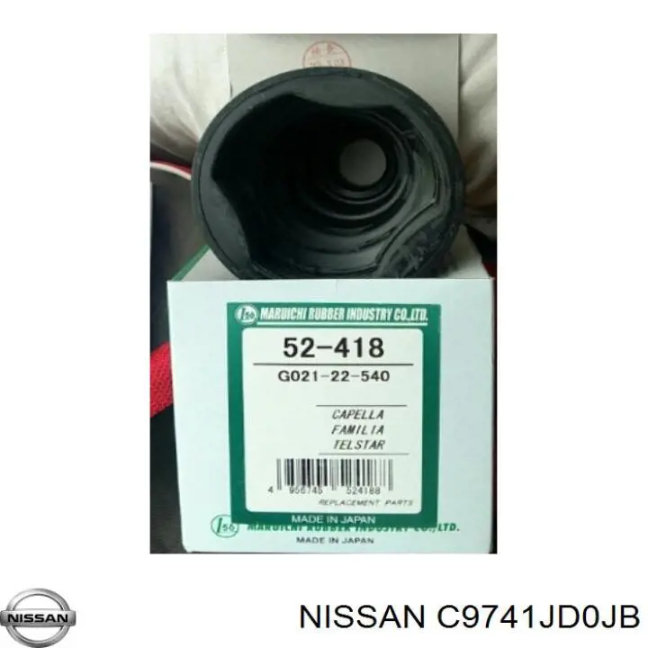 Comprar C9741JD0JB Nissan/Infiniti Fuelle, junta homocinética interna izquierda del semieje delantero