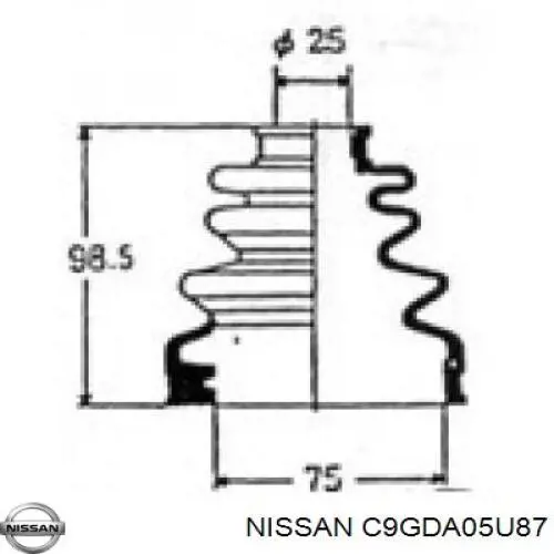 C9GDA05U87 Nissan