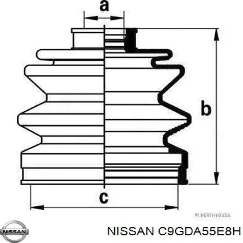 C9GDA55E8H Nissan