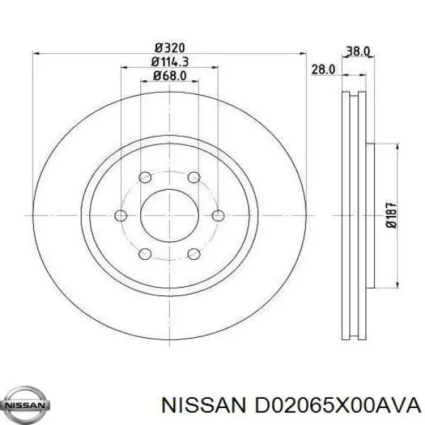 D02065X00AVA Nissan