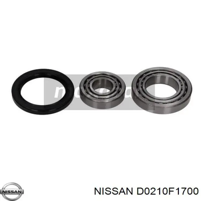 D0210F1700 Nissan cojinete interno del cubo de la rueda delantera