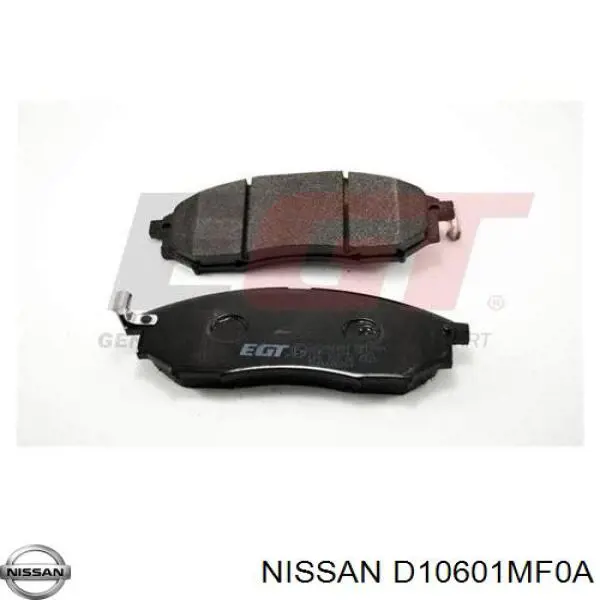 Pastillas de freno delanteras Nissan Navara D40M