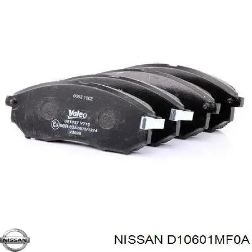 Pastillas de freno delanteras Nissan Navara D40M