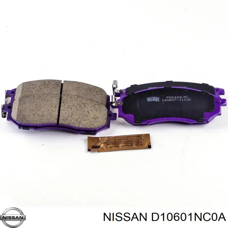 Pastillas de freno delanteras Nissan Navara D40M