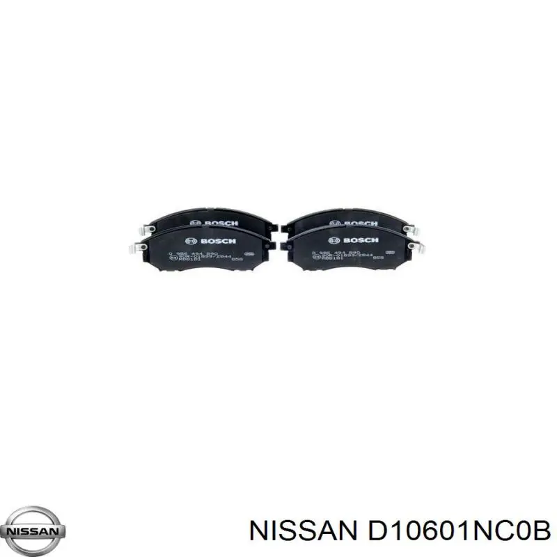 Pastillas de freno delanteras Nissan Navara D40M