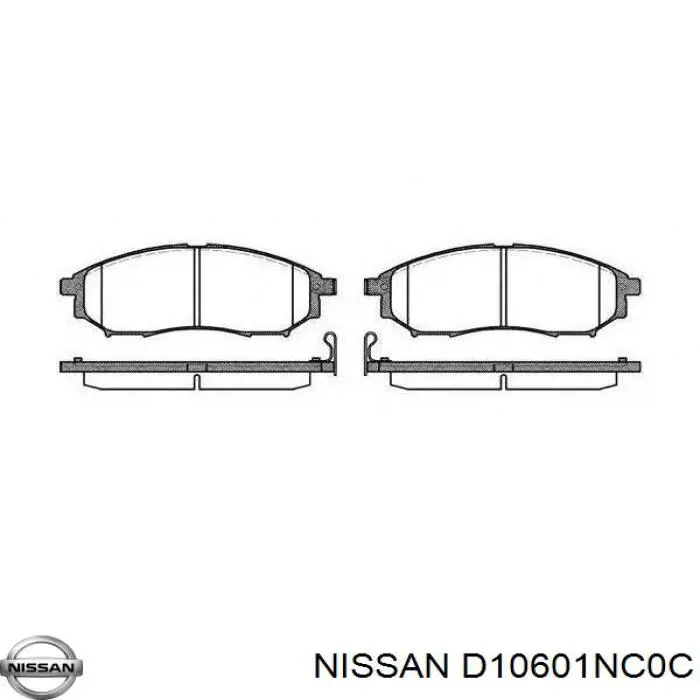 Pastillas freno delanteras Nissan/Infiniti D10601NC0C precio, desde 27,34 EUR
