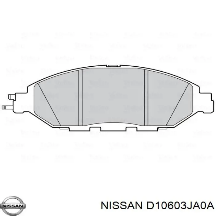 Pastillas freno delanteras Nissan/Infiniti D10603JA0A precio, desde 30,15 EUR