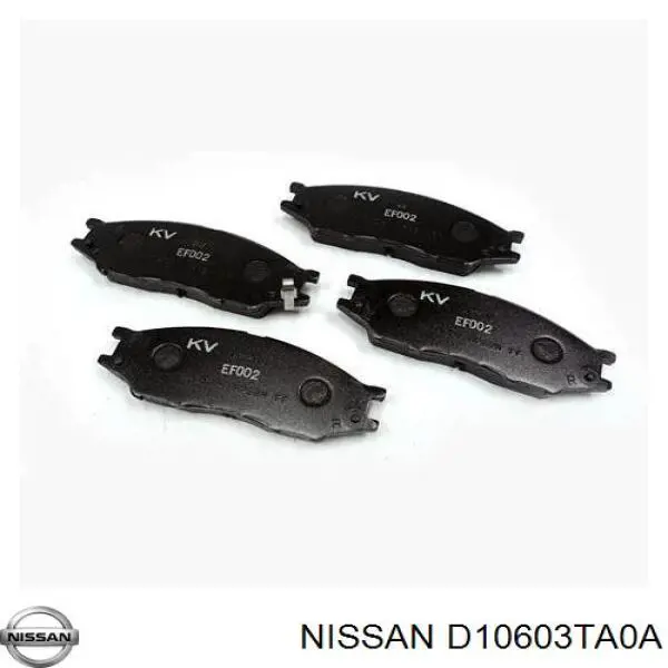 Pastillas de freno delanteras Nissan/Infiniti D10603TA0A