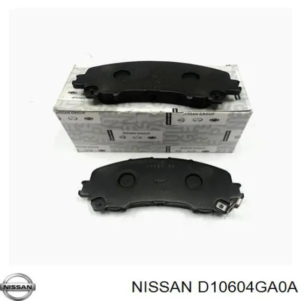 D10604GA0A Nissan pastillas de freno delanteras