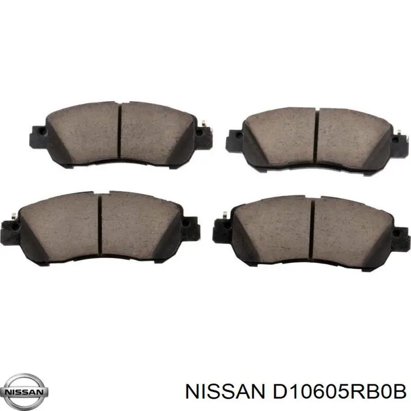 D10605RB0B Nissan/Infiniti Pastillas delanteras